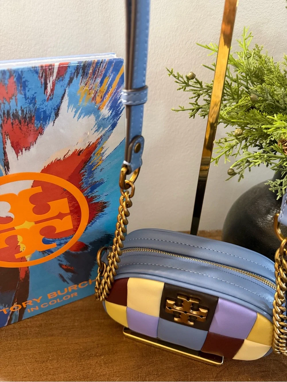 Tory Burch Kira Patchwork Camera Bag (NWT)